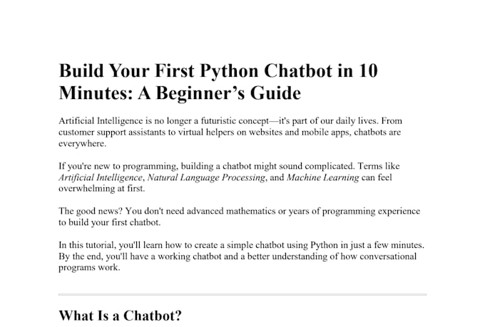 write beginner friendly python tutorials and study material for students